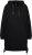 Ulla Popken Longline Lace Up Hoodie Black - Суичъри & cуичъри с качулка - 