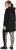 Ulla Popken Longline Lace Up Hoodie Black - Суичъри & cуичъри с качулка - 