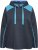 Ulla Popken Waffle Pique Contrast Color Hoodie Navy - Суичъри & cуичъри с качулка - 