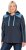 Ulla Popken Waffle Pique Contrast Color Hoodie Navy - Суичъри & cуичъри с качулка - 