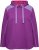 Ulla Popken Waffle Pique Contrast Color Hoodie Dark Purple - Суичъри & cуичъри с качулка - 