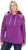 Ulla Popken Waffle Pique Contrast Color Hoodie Dark Purple - Суичъри & cуичъри с качулка - 