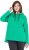 Ulla Popken Lettering GLOWING Hoodie Moss Green - Суичъри & cуичъри с качулка - 