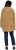 Ulla Popken Tiered Flounce Panel Zip Up Hoodie Mocha Brown - Суичъри & cуичъри с качулка - 