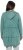 Ulla Popken Tiered Flounce Panel Zip Up Hoodie Green - Суичъри & cуичъри с качулка - 