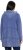Ulla Popken Tiered Flounce Panel Zip Up Hoodie Atlantic Blue - Суичъри & cуичъри с качулка - 