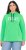 Ulla Popken TRUE Lettering Hoodie Mint Green - Суичъри & cуичъри с качулка - 
