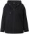 Ulla Popken Eyelet Embroidered Zip-Up Hoodie Black - Суичъри & cуичъри с качулка - 