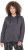 Ulla Popken Snake Detail Zip-Up Hoodie Graphite Grey - Суичъри & cуичъри с качулка - 