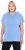 Ulla Popken Quick Drying Short Sleeve Hoodie Light Blue - Суичъри & cуичъри с качулка - 