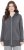 Ulla Popken Decorative Seam Zip-Up Hoodie Graphite Grey - Суичъри & cуичъри с качулка - 