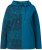 Ulla Popken Split Print LOVE Hoodie Teal - Суичъри & cуичъри с качулка - 