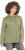 Ulla Popken Mixed Texture Button Down Hoodie Pond Green - Суичъри & cуичъри с качулка - 