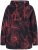 Ulla Popken Fleece Flower Print Zip-Up Hoodie Black - Суичъри & cуичъри с качулка - 
