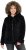 Ulla Popken Teddy Fleece Zip-Up Hoodie Black - Суичъри & cуичъри с качулка - 