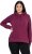 Ulla Popken Relaxed Fit Long Sleeve Hoodie Dark Berry - Суичъри & cуичъри с качулка - 
