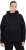 Ulla Popken Mix Fabric Reflective Trim Zip Hoodie Black - Суичъри & cуичъри с качулка - 