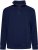 Kam Jeans 7090 1/4 Zip Jacquard Knit Self Stripe Sweatshirt Navy - Суичъри & cуичъри с качулка - мъжки суичъри големи размери