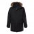 Men Plus Parka With Fur Hood Black - Якета - мъжки якета големи размери