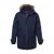 Men Plus Parka With Fur Hood Navy - Якета - мъжки якета големи размери