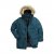 Men Plus Parka With Fur Hood Dark Green - Якета - мъжки якета големи размери