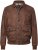 JP1880 Finest Goat Suede Leather Blouson Tobacco Brown - Якета - мъжки якета големи размери