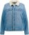 Ulla Popken Teddy Fleece Lined Denim Jacket Blue Denim - Якета - 