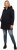 Ulla Popken HYPRAR Triple Function Fully Lined Waterproof Coat Black - Якета - 