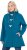 Ulla Popken HYPRAR Water-Repellent Softshell Jacket Teal - Якета - 