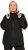 Ulla Popken Lightweight Rain Jacket Black - Якета - 