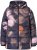 Ulla Popken HYPRAR Water-Repellent Allover Print Jacket Black - Якета - 