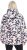 Ulla Popken HYPRAR Water-Repellent Allover Print Jacket Pale Beige - Якета - 