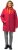Ulla Popken HYPRAR Triple Function Contrast Trim Quilted Lining Jacket Salsa Red - Якета - 