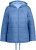 Ulla Popken Reversible Butterfly Print Fully Lined Quilted Jacket Blue Denim - Якета - 
