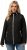 Ulla Popken Hyprar Quilt Mix Jacket Black - Якета - 