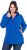 Ulla Popken HYPRAR Triple Function Longline Softshell Jacket Peacock Blue - Якета - 