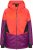 Ulla Popken HYPRAR Performance Colorblock Ski Jacket Coral - Якета - 