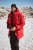 JAY-PI Warm Quilted Parka Dual Function Windproof and Water Repellent Red - Якета - мъжки якета големи размери