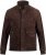JP1880 Leather Jacket Goat Suede Espresso Brown - Якета - мъжки якета големи размери
