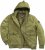 STHUGE Bomber Jacket With Hood Green - Якета - мъжки якета големи размери