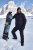 Jay-Pi Ski Jacket Functional Waterproof Windproof Breathable Black - Ски облекло - 