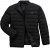 JP1880 Jacket Quilted Stand-up Collar Black - Якета - мъжки якета големи размери