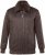 JP1880 Bomber Jacket Faux Leather Dark Brown - Якета - мъжки якета големи размери