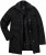 JP1880 Business Coat Zip-out Panel Black - Якета - мъжки якета големи размери