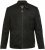 STHUGE Leather Biker Jacket Lamb Nappa Leather Black - Якета - мъжки якета големи размери