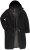 JP1880 Water-repellent Functional Coat with Wool Look Black - Якета - мъжки якета големи размери