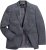 JP1880 Jacket Business Donegal Graphite Grey - Якета - мъжки якета големи размери