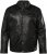 JP1880 Leather Jacket Finest Lamb Nappa Black - Якета - мъжки якета големи размери