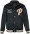 JP1880 Blouson Velour with Chest Embroidery Dark Green - Якета - мъжки якета големи размери