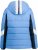 Ulla Popken HYPRAR Chevron Stripe Triple Function Quilted Fully Lined Ski Jacket Pastel Petrol - Якета - 